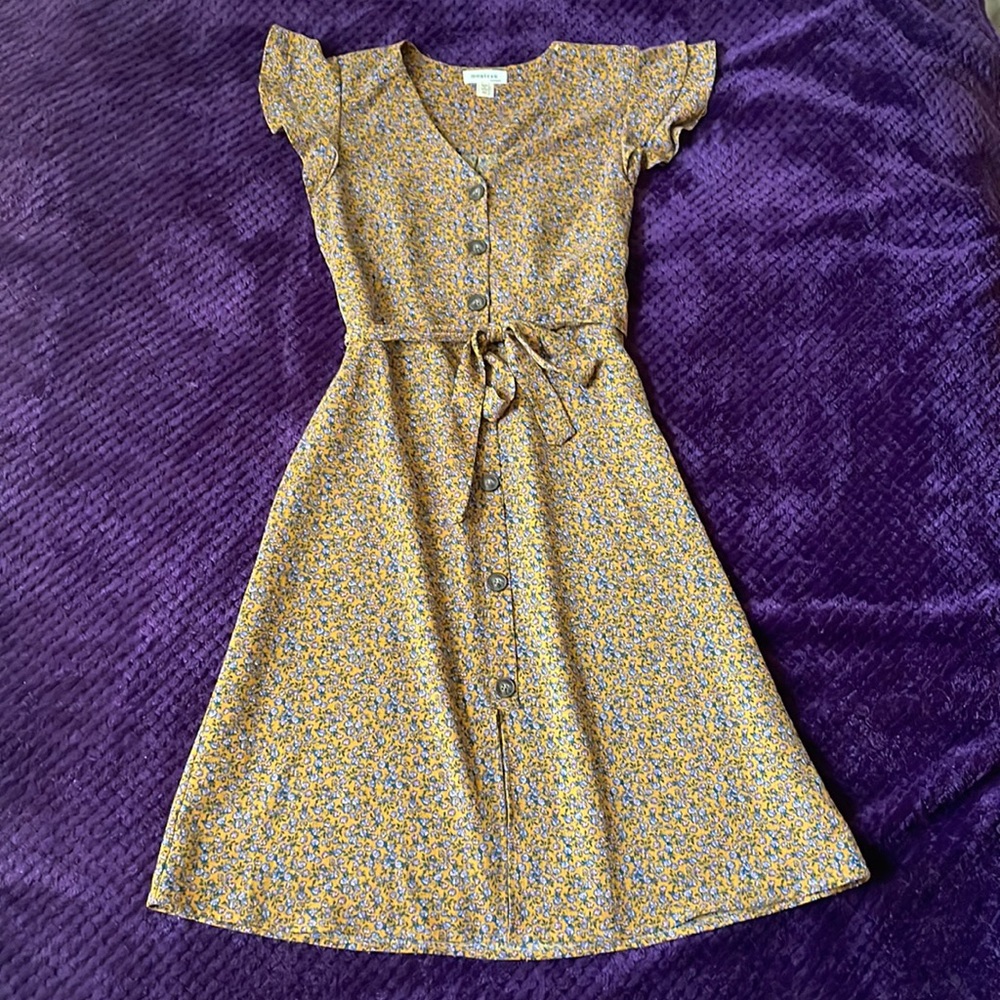 Vintage-inspired floral dress